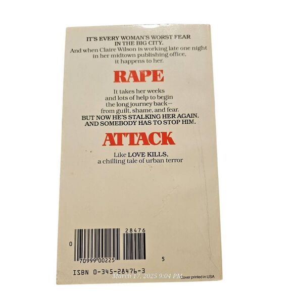 Attack by Collis Ehrlich - Ballantine books isbn 0345284763 - Picture 6 of 6